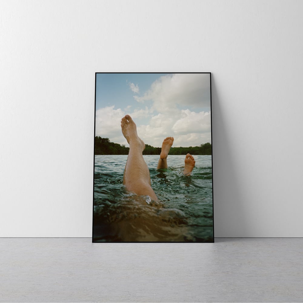 Image of 'LEGS IN LAKE' 24x36 POSTER