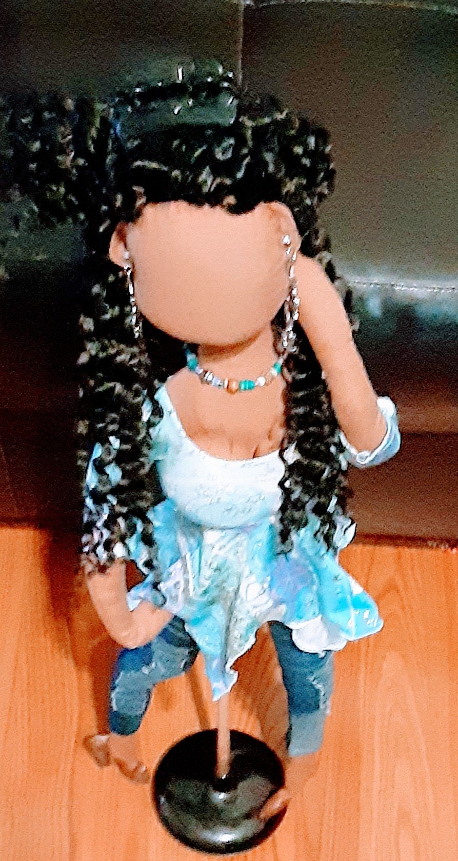 Image of Handmade one of a kind Art Doll