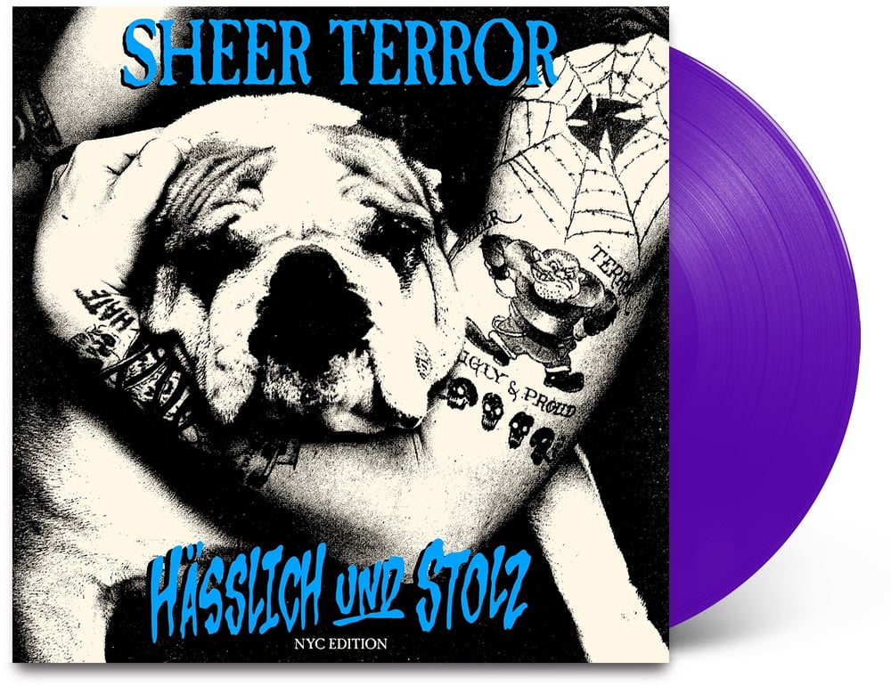 Image of Sheer Terror-Hasslich und Stolz LP NYC Edition purple vinyl pre-order