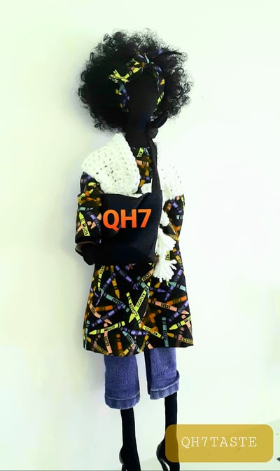 Image of Handmade one of a kind art doll. 
