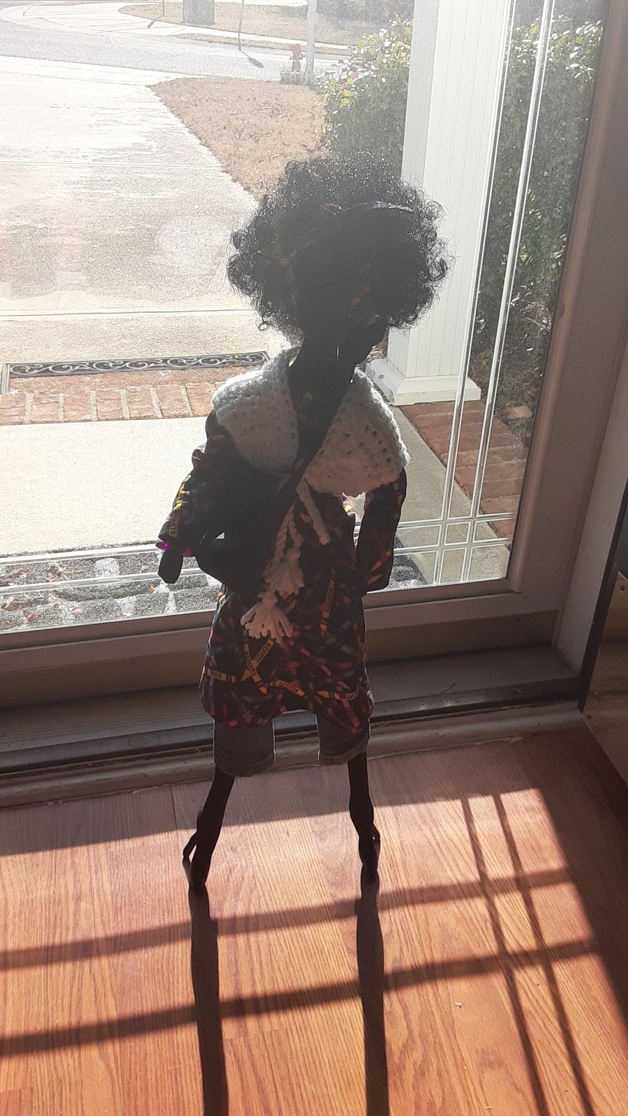 Image of Handmade one of a kind art doll. 