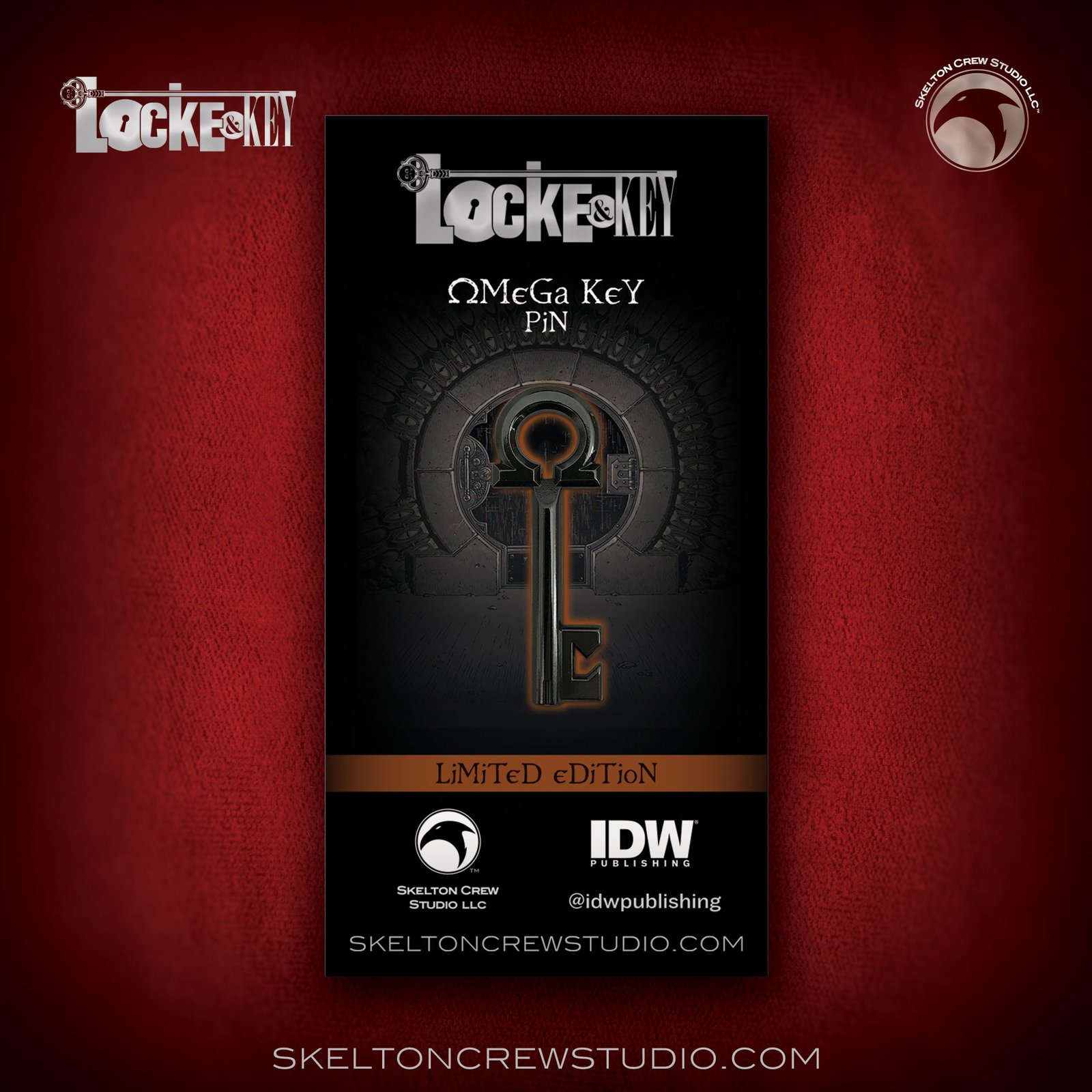 Locke Key Limited Edition Omega Key Pin