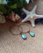 Image of Turquoise Statement Hoop Earrings