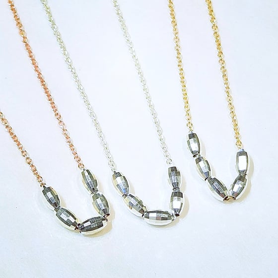 Image of Mixed Metal Slide Necklace
