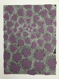 Image 1 of Purple Painted Print
