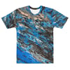 Abstract Blue Wave Tee 