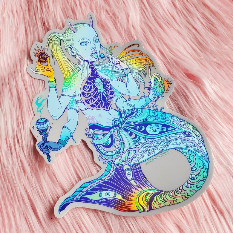 Image of Reef Keeper Oversized Holographic Sticker