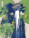 Pokemon Hokusai Grass Print