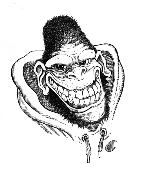 Image of Gorilla - Original Artwork
