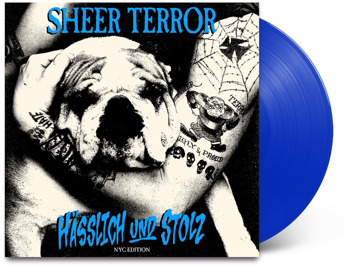 Sheer TerrorHasslich und Stolz LP NYC Edition transparent blue vinyl