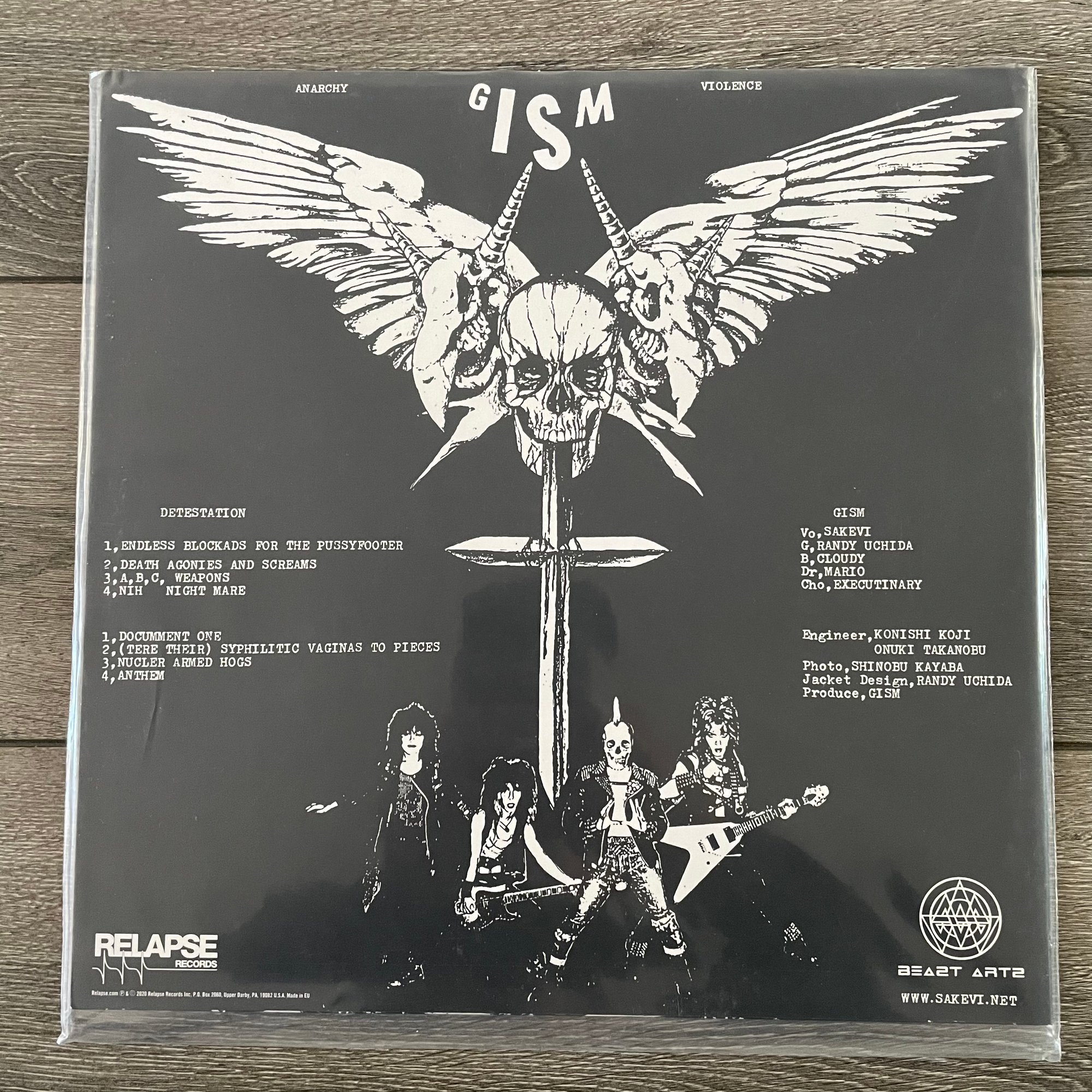 G.I.S.M. - Detestation Vinyl LP | Cali Vibes Clothing & Records G.I.S.M. - Detestation Vinyl LP | Cali Vibes Clothing & Records