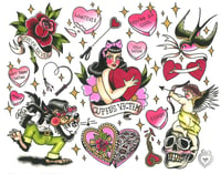 Cupid’s Victim Flash Sheet Print