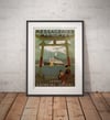 Messageries Maritimes – Japon Extrême-Orient | Sandy Hook | 1920 | Vintage Travel Poster