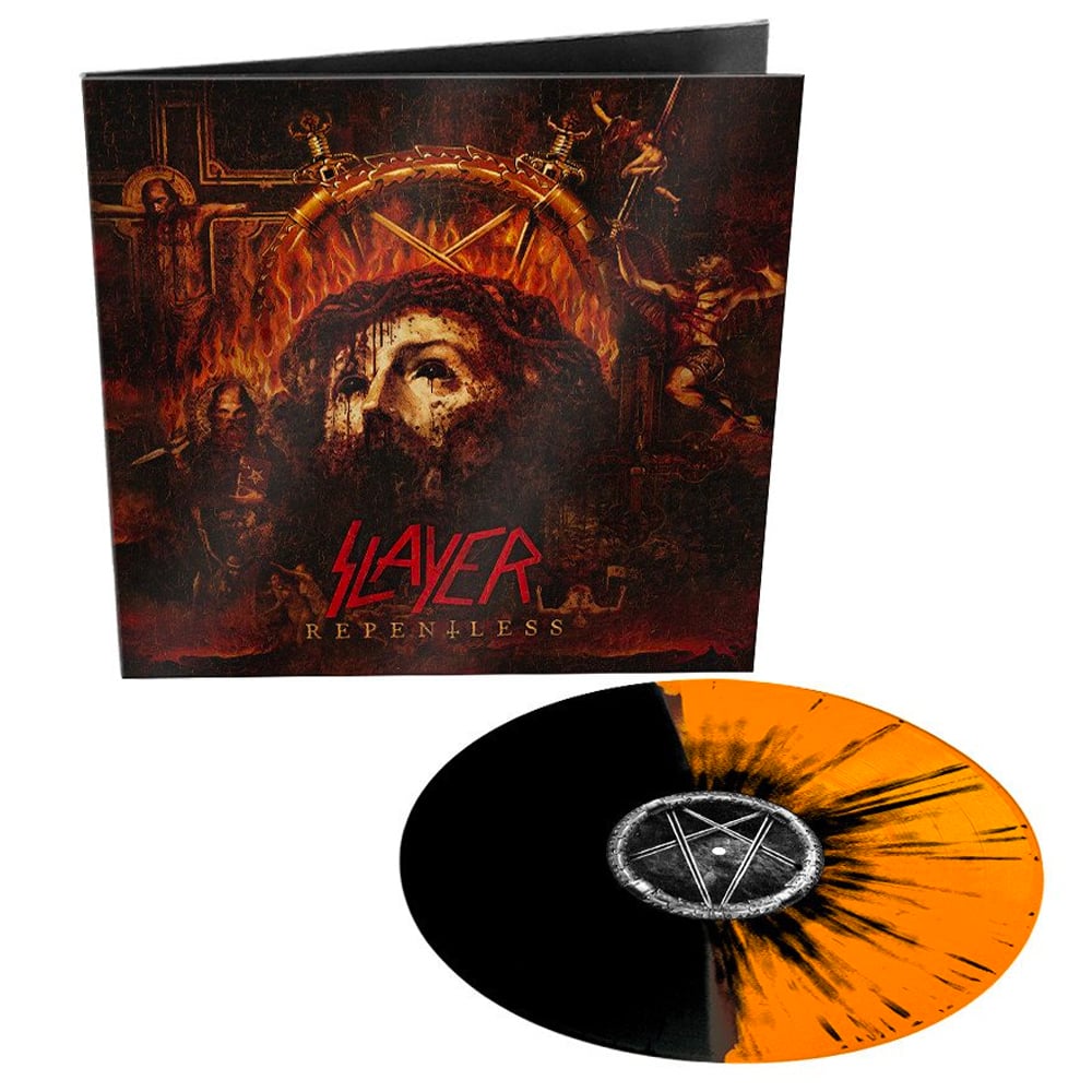 Slayer ‎- Repentless LP (Bi-Coloured Black/Orange with Black Splatter)