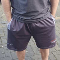 Image 1 of AM-Tech Dritfit Training Shorts - Grey