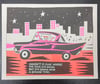 "Bitchin' Time"  Risograph Print
