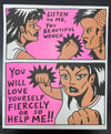 "Love Yourself" Risograph Print