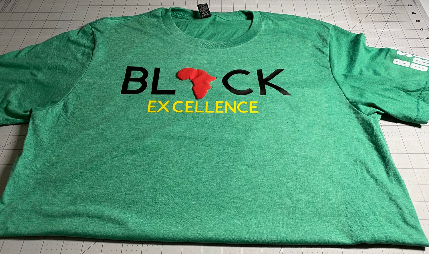 Black Excellence Tee (Green)
