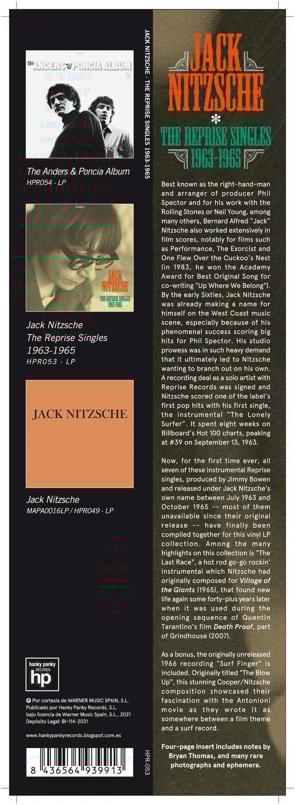 ★JACK NITZSCHE / ジャック・ニッチェ★STEREO ☆JACK NITZSCHE / ジャック・ニッチェ☆STEREO ☆JACK NITZSCHE