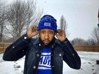 Image 3 of Cauhz™️ Royal Blue Logo Stitched Beanie