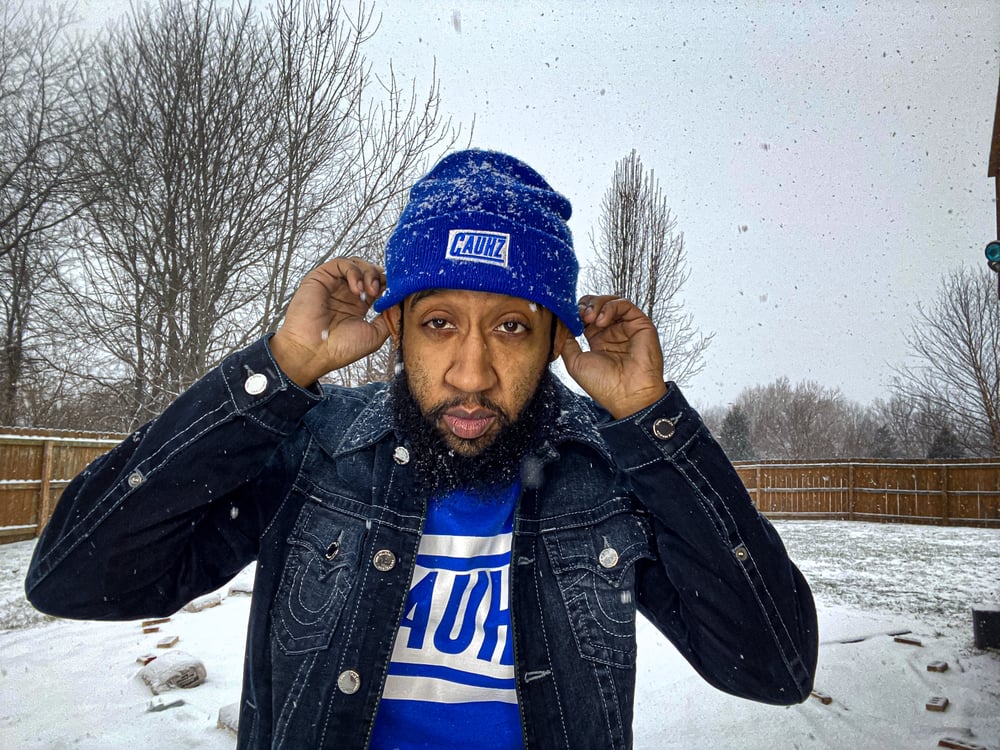Image of Cauhz™️ Royal Blue Logo Stitched Beanie
