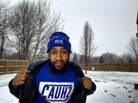 Image 4 of Cauhz™️ Royal Blue Logo Stitched Beanie