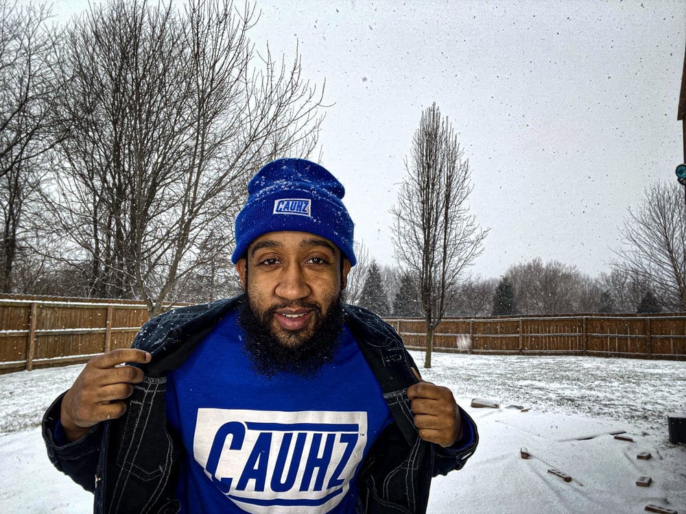 Image of Cauhz™️ Royal Blue Logo Stitched Beanie