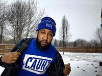 Image 5 of Cauhz™️ Royal Blue Logo Stitched Beanie