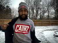 Image 5 of Cauhz™ (Heather Grey) Crewneck Sweatshirt