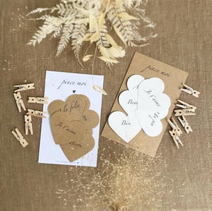 Image of PINCE MOI " feuilles" OU "coeurs"