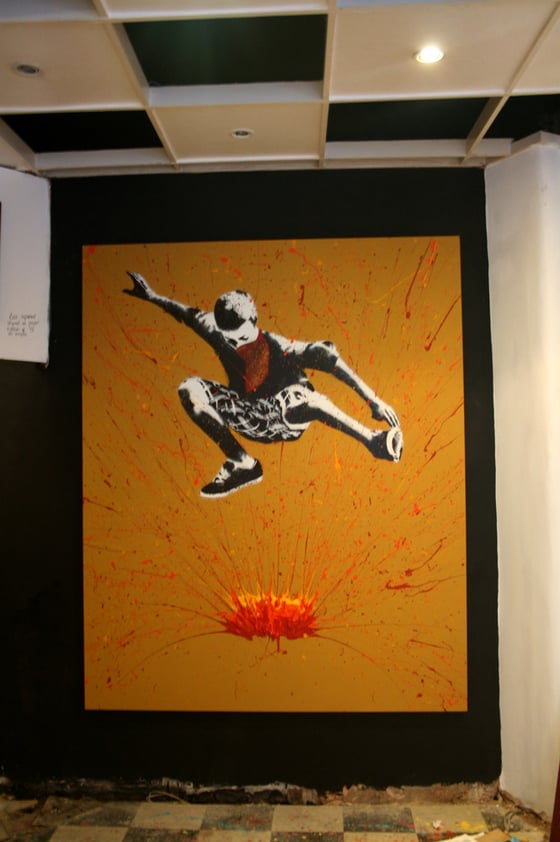 Image of "Bomb It" - Original Extra Large Canvas