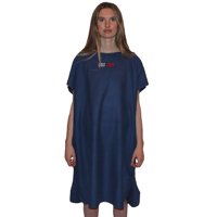 SRFDRY Quick Dry Microfibre Surf Changing Robe | Swimming & Beach Hooded Poncho Towel Blue