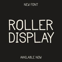 Image 1 of Roller Display - Font