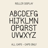 Image 2 of Roller Display - Font