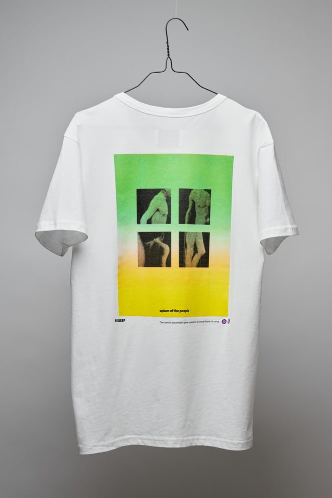 Image of OPIUM OF THE PEOPLE WHITE T-SHIRT 2021 