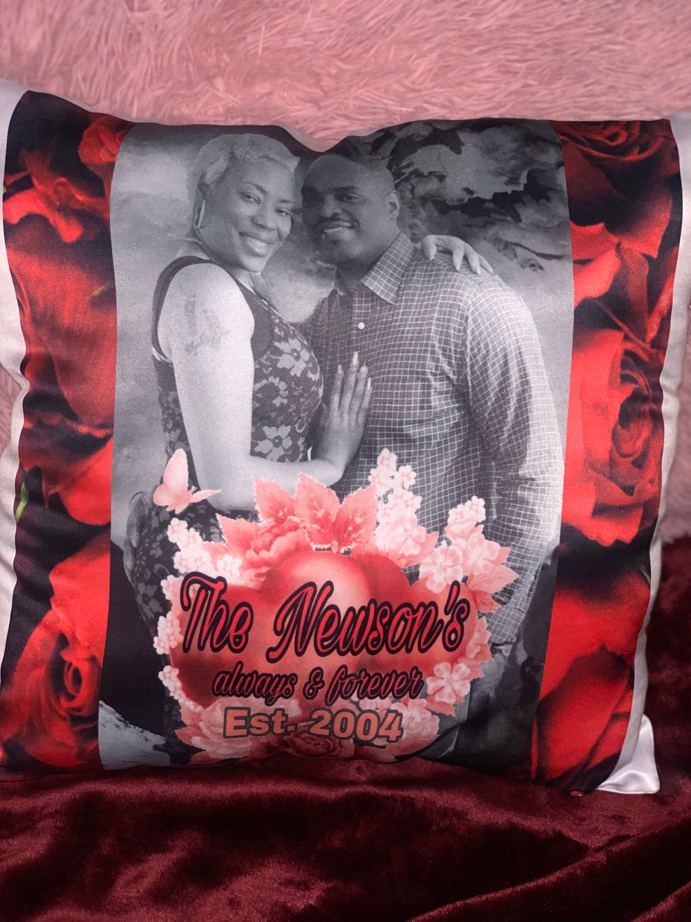 Image of Hug me knot memory pillows