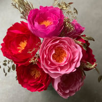 Image 1 of Chinese New Year Collection - Peony with Gold foliage