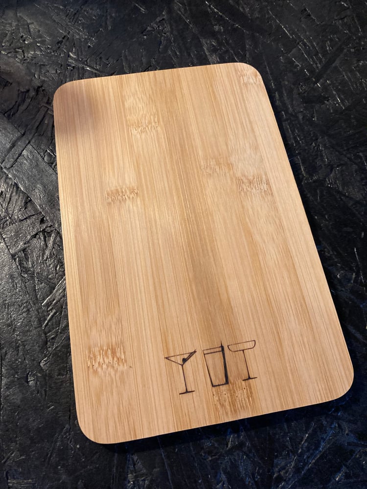 Image of Brotzeitbrett "Robinson Bar" burned Logo