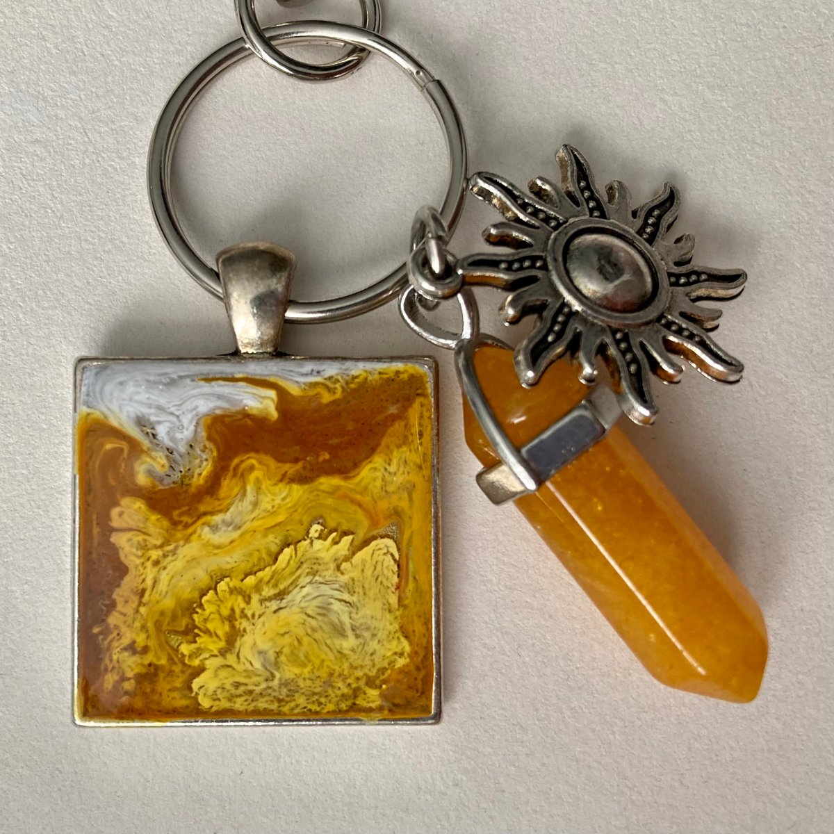 Image of Yellow Sunshine Keychain