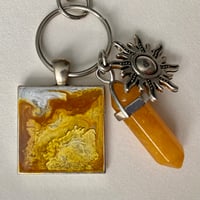 Image 1 of Yellow Sunshine Keychain