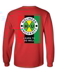 Image 2 of Holiness U CC Long Sleeve Red Tee - Double Time