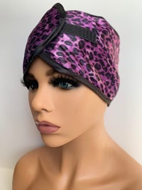 Image 3 of “It’s been a long night” hair wrap-hot pink