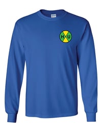 Image 1 of Holiness U CC Long Sleeve Blue Tee - Double Time