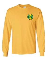 Image 1 of Holiness U CC Long Sleeve Yellow Tee - Double Time