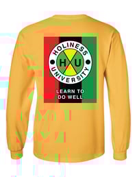 Image 2 of Holiness U CC Long Sleeve Yellow Tee - Double Time