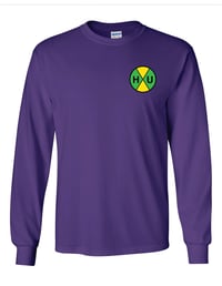 Image 1 of Holiness U CC Long Sleeve Purple Tee - Double Time