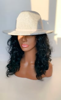 Image 1 of “The Lady  Brim” classic fedora  brim hat 