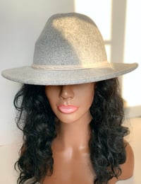 Image 2 of “The Lady  Brim” classic fedora  brim hat 