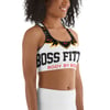BossFitted White Sports Bra