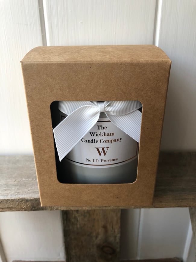 Large Scented Candle in Gift Box The Wickham Candle Company